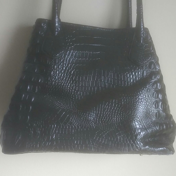 Brahmin Black Satchel Large - Picture 4 of 6